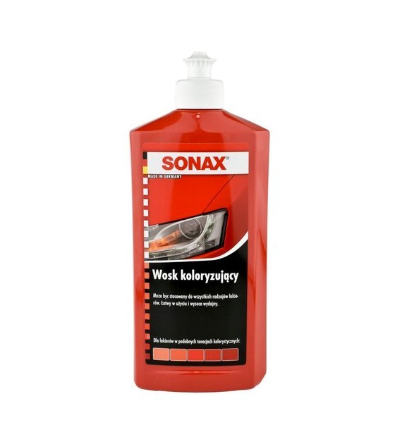SONAX Polish&Wax wosk kolor. czerwony 500ml (296400)