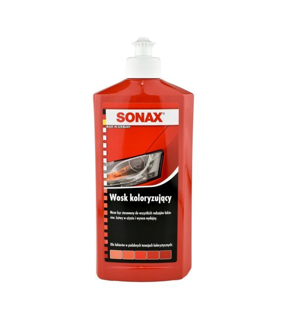 SONAX Polish&Wax wosk kolor. czerwony 500ml (296400)