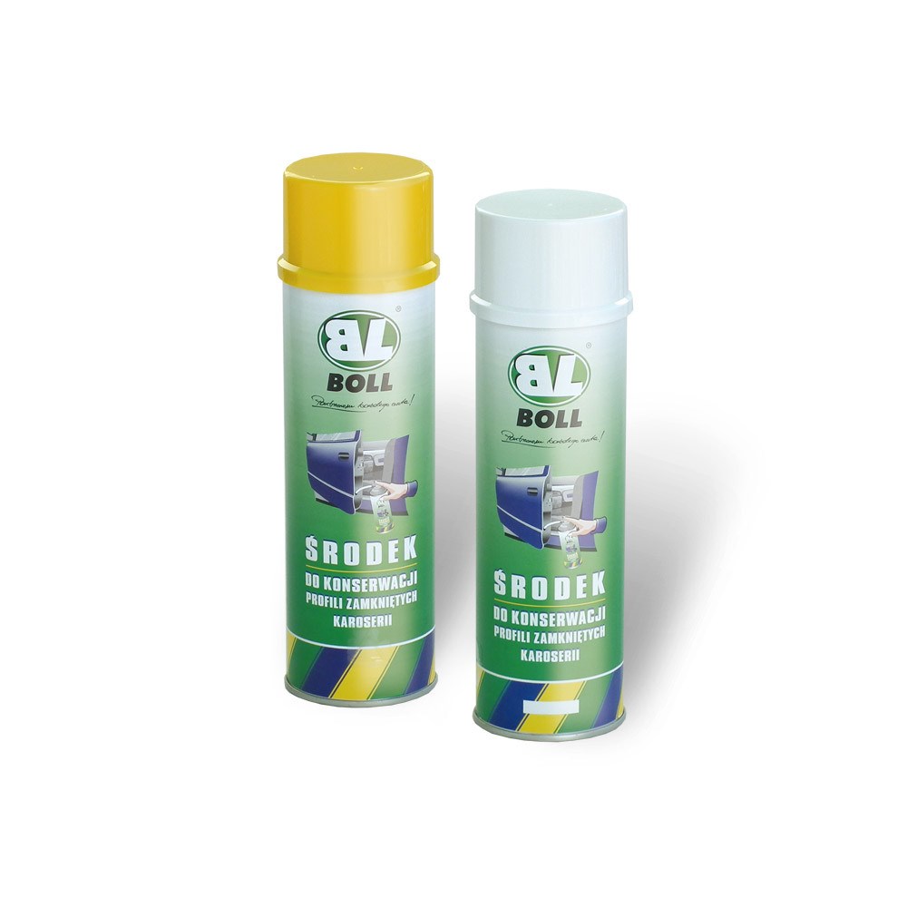 Boll środek do konserwacji profili zamkniętych spray+wężyk 500ml bursztynowy