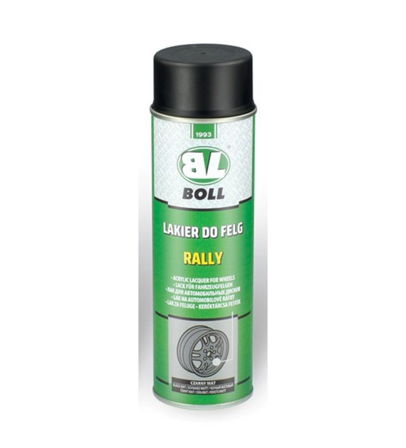 Boll Akrylowy lakier do felg samochodowych czarny mat spray  500ml