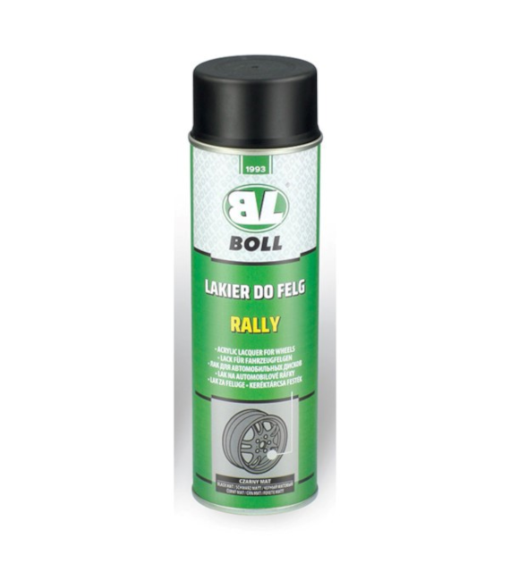 Boll Akrylowy lakier do felg samochodowych czarny mat spray  500ml