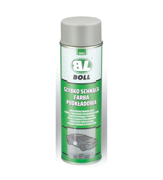 Boll szybkochnąca akrylowa farba podkładowa szary spray 500ml