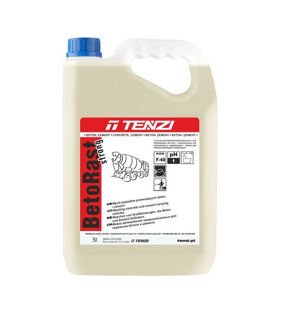 Tenzi Betorast Strong  usuwa beton z maszyn budowlanych 5l  *F48*