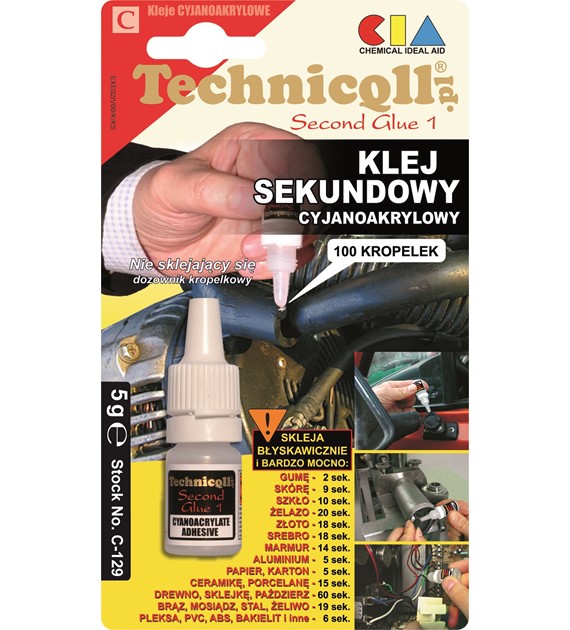 TECHNICQLL- Klej Sekundowy 5g