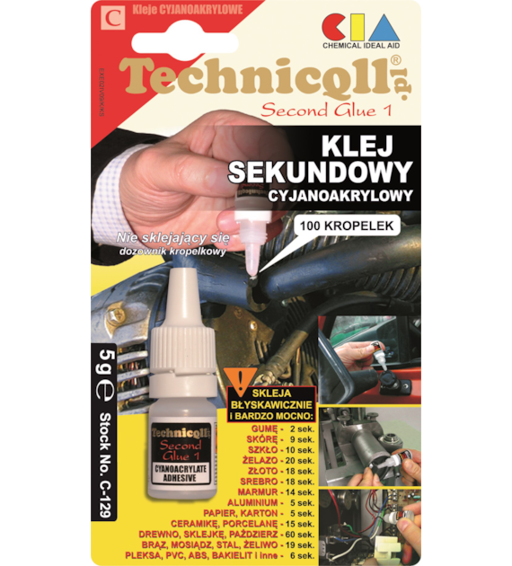 TECHNICQLL- Klej Sekundowy 5g