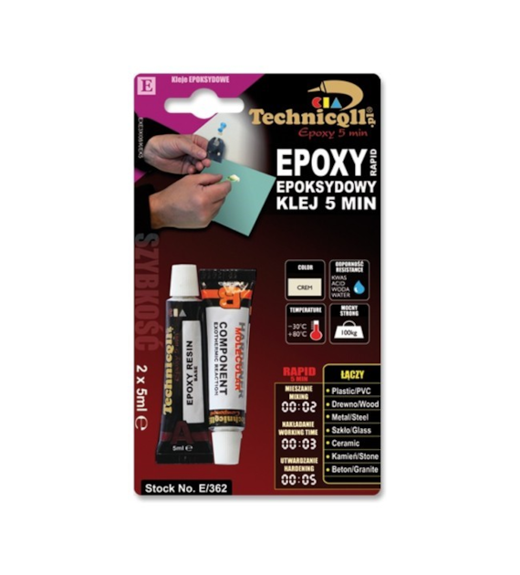 TECHNICQLL- Klej Epoksydowy  5 min. 2x5ml