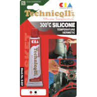 TECHNICQLL- Silikon Wysokotemperaturowy 300C czarny 20ml
