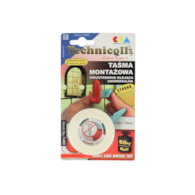 TECHNICQLL- Taśma Montażowa Dwustronna 1,5m 19mm