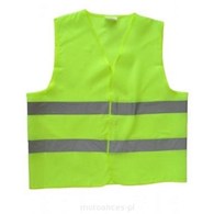AMIO Kamizelka ostrzegawcza zielona z CERTYFIKATEM *01734*
