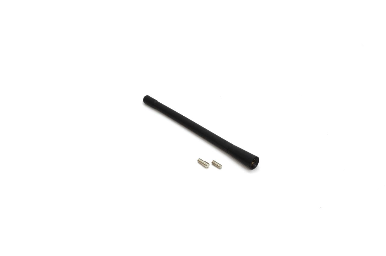 Antena maszt antenowy 18cm czarny AMIO 01051 dwa adaptery 5,6mm