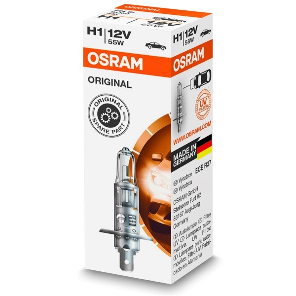 Żarówka 12V H1  55W OSRAM ORGINAL LINE 1szt