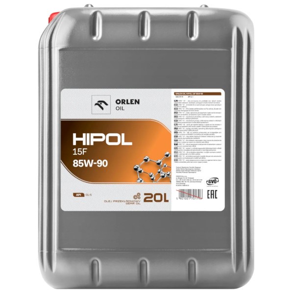 Olej Hipol 15F  85w/90 GL-5 op.20L ORLEN