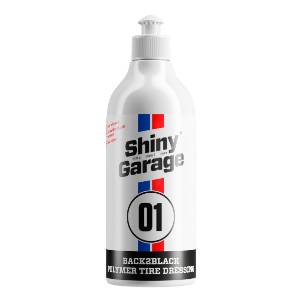 Shiny Garage 01 Back2Black Tire Dressing 500ml dresing do opon i plastików