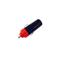 Wtyczka gniazda zapalniczki  AMIO 02049 z diodą i bezpiecznikuem