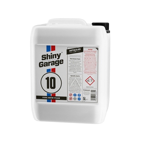 Shiny Garage 10 Pink Foam 5l aktywna piana gruszkowy zapach