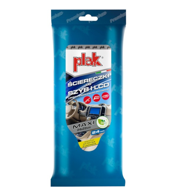 Atas-Maxi Premium Ściereczki do szyb cytryna z limonką