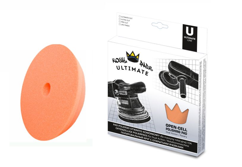 Royal Pads Ultimate PRO Cut gąbka polerska pomarańczwa 130mm *RP 02-05-130*