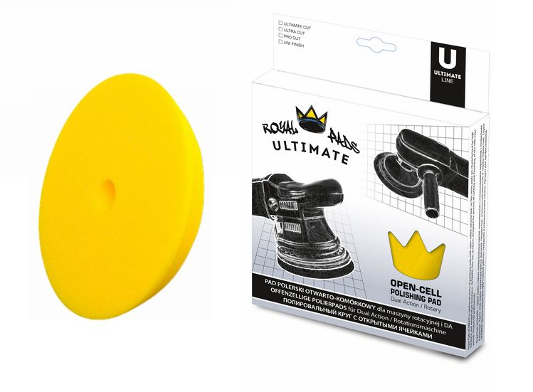 Royal Pads Ultimate Ultra Cut gąbka polerska żółta 130mm *RP 03-05-130*