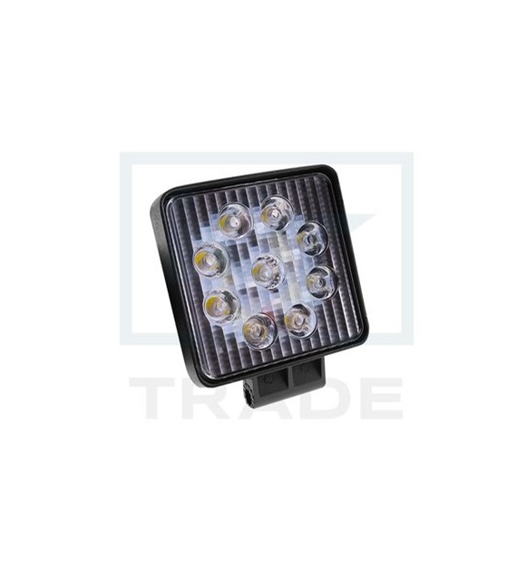 Lampa robocza 9 Led 27w kwadratowa TT.13217