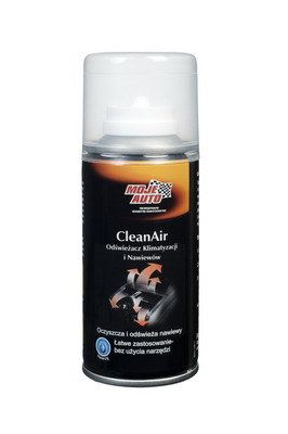 Moje Auto CleanAir *NEW CAR* Odświeżacz klimatyzacji i nawiewów (granat) odgrzybiacz* 150ml dezynfekcja (19-598)
