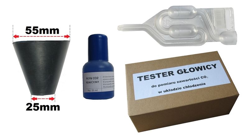 Tester uszczelki głowicy 30ml + adapter 25-55mm ( 15testów)