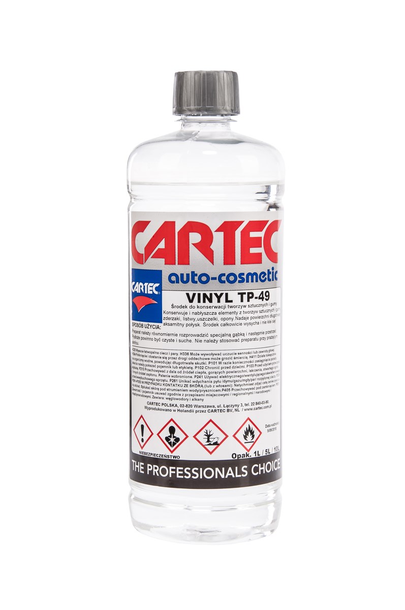 Cartec Vinyl TP-49 do nabłyszczania gumy i plastiku 1l