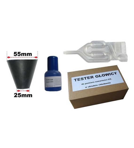 Tester uszczelki głowicy- sam płyn reakcyjny do uzupełnienia 100ml