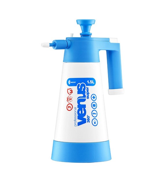 Kwazar Opryskiwacz ciśnieniowy Venus Super 360 Pro +  Viton (WTV.0190 / WCO.1317) neutralne pH 6-8 V 1l