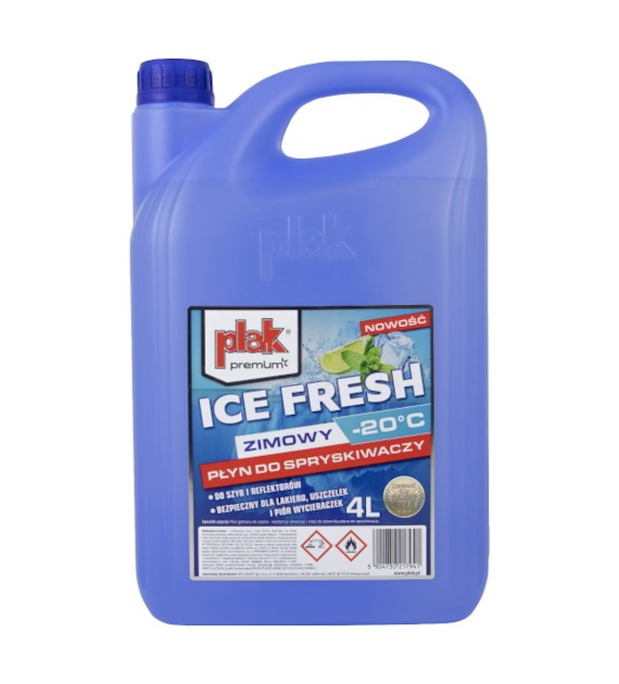 Płyn do sprysk.zimowy PLAK -20C op.4l    ICE FRESH