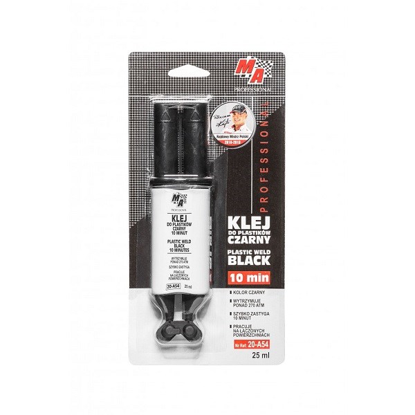 MA PRO Klej do plastików 10 minut czarny- strzykawka 25ml 20-A54