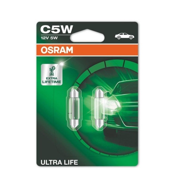 Żarówka 12V   5W C5W rurka 36mm Osram Ultra Life  2szt