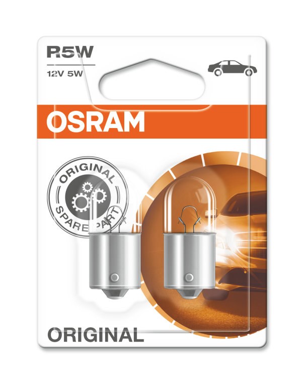 Żarówka 12V   5W R5W Ba15S Osram ORIGINAL 2szt