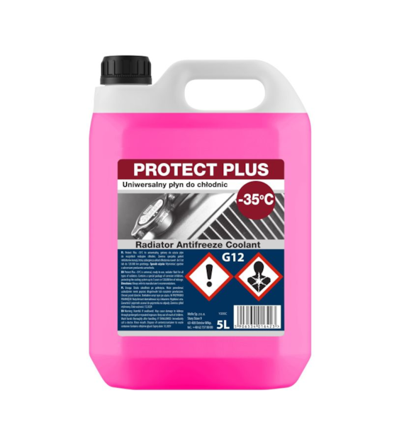 Płyn do chłodnic K2 Protect Plus   5L czerwony -35C G12  op. 4szt  (Y205C)
