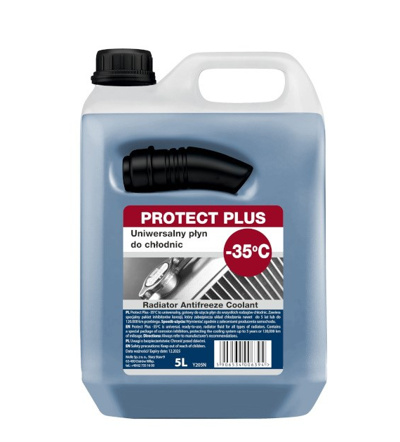 Płyn do chłodnic K2 Protect Plus   5L niebieski -35C  op. 4szt   (Y205N)