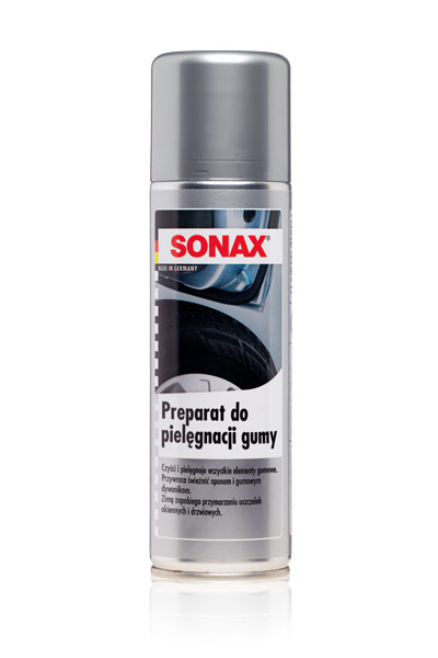 SONAX do konserwacji el. gumowych 300ml (340200)