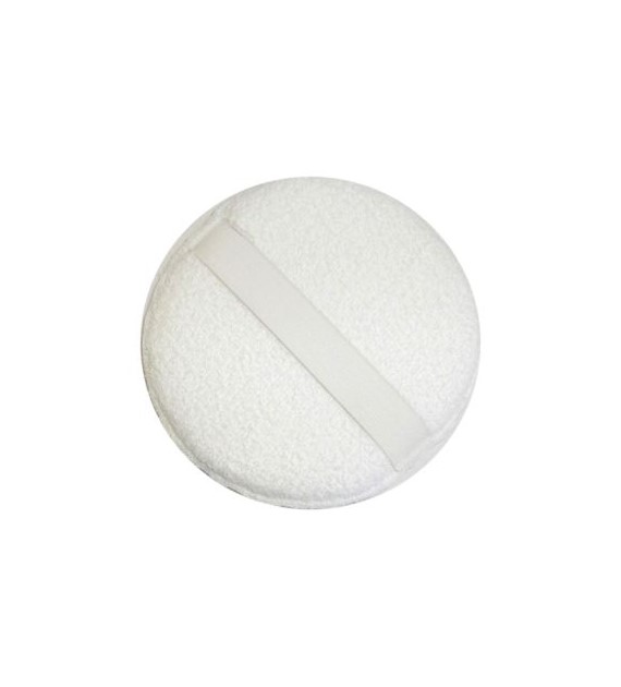 Aplikator WHITE BEAR. Gąbka z gumką, obszyta mikrofibrą. op. 1szt.