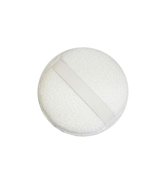 Aplikator WHITE BEAR. Gąbka z gumką, obszyta mikrofibrą. op. 1szt.