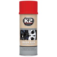 K2 COLOR FLEX guma w sprayu czerwony 400ml   (L343CE)