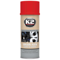 K2 COLOR FLEX guma w sprayu czerwony 400ml   (L343CE) qq WW