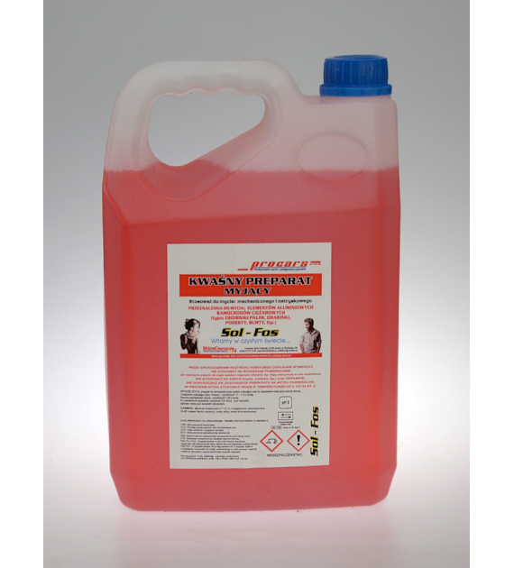 SHINECHEM. Sol-Fos op.25l koncentrat do mycia aluminium i powierzchni odpornych na kwasy