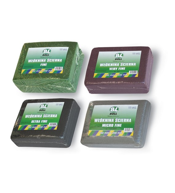Boll Włóknina ścierna ULTRA FINE gr.800 SZARA 150x200mm