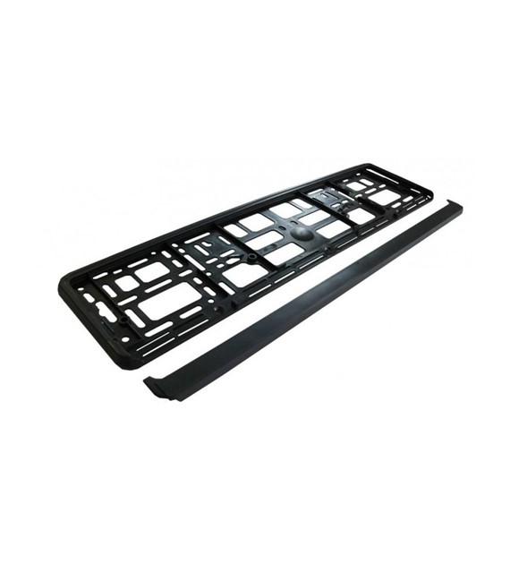 Ramka pod tablicę rej. czarna GODMAR