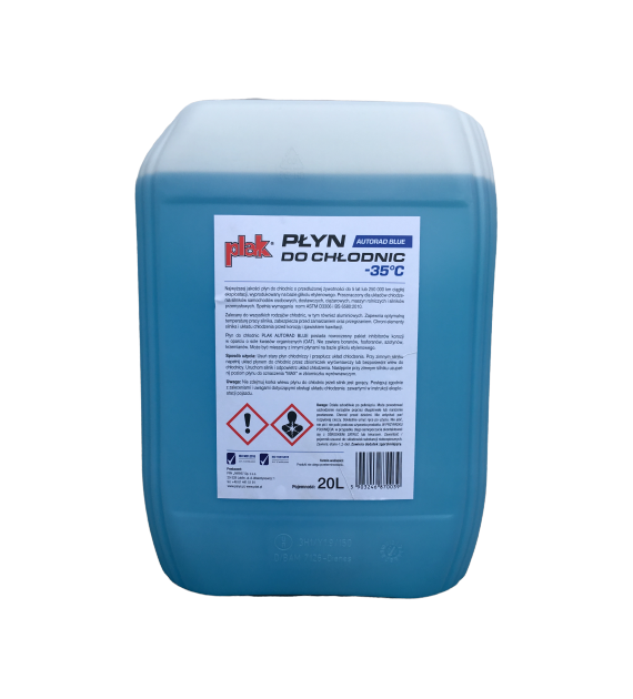 Płyn do chłodnic Plak Autorad BLUE 20l gotowy niebieski G11