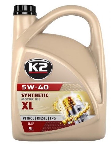 Olej K2 TEXAR 5W/40 5l  XL   SL/CF/CF-4 (O1105E)