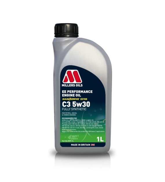 Olej Millers EE PERFORMANCE C3 5w/30 1l (7877)(VW 504.00 507.00 ; MB 229.51 ; BMW LL-04)