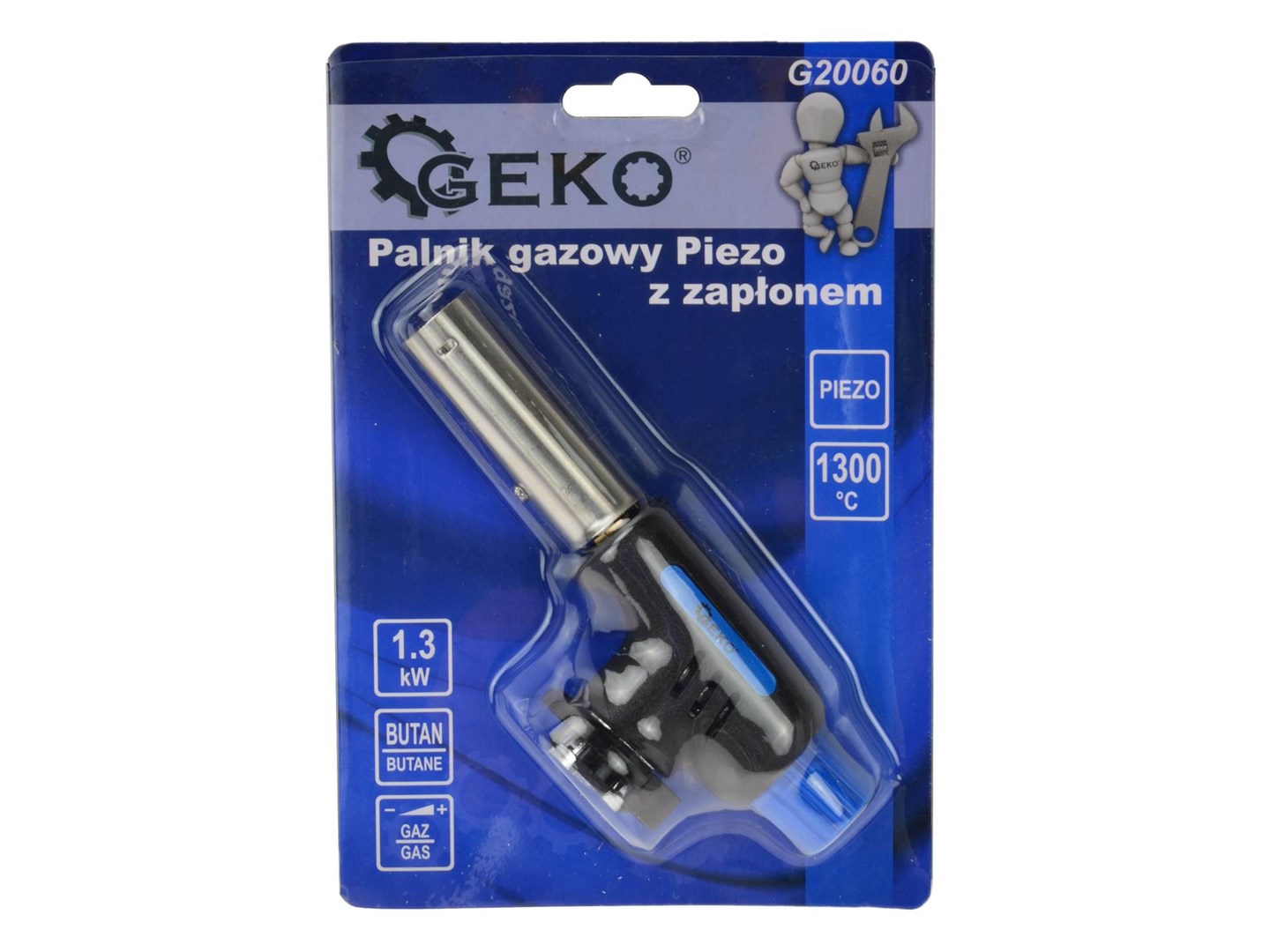 GEKO Palnik gazowy Piezo z zapłonem