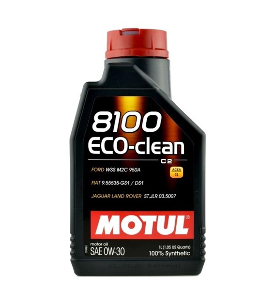 Olej Motul 8100 ECO CLEAN 0W/30 1L C2 Fiat , Toyota , Honda , Subaru