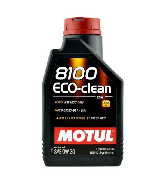 Olej Motul 8100 ECO CLEAN 0W/30 1L C2 Fiat , Toyota , Honda , Subaru
