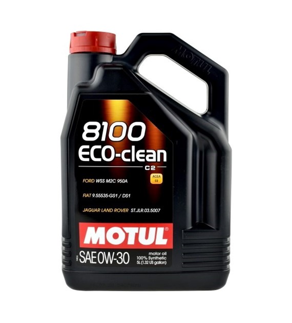 Olej Motul 8100 ECO CLEAN 0W/30 5L C2 Fiat , Toyota , Honda , Subaru