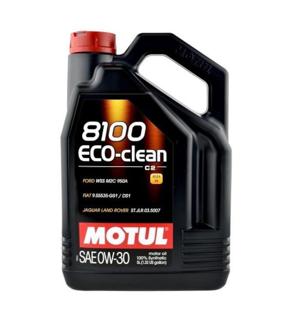 Olej Motul 8100 ECO CLEAN 0W/30 5L C2 Fiat , Toyota , Honda , Subaru